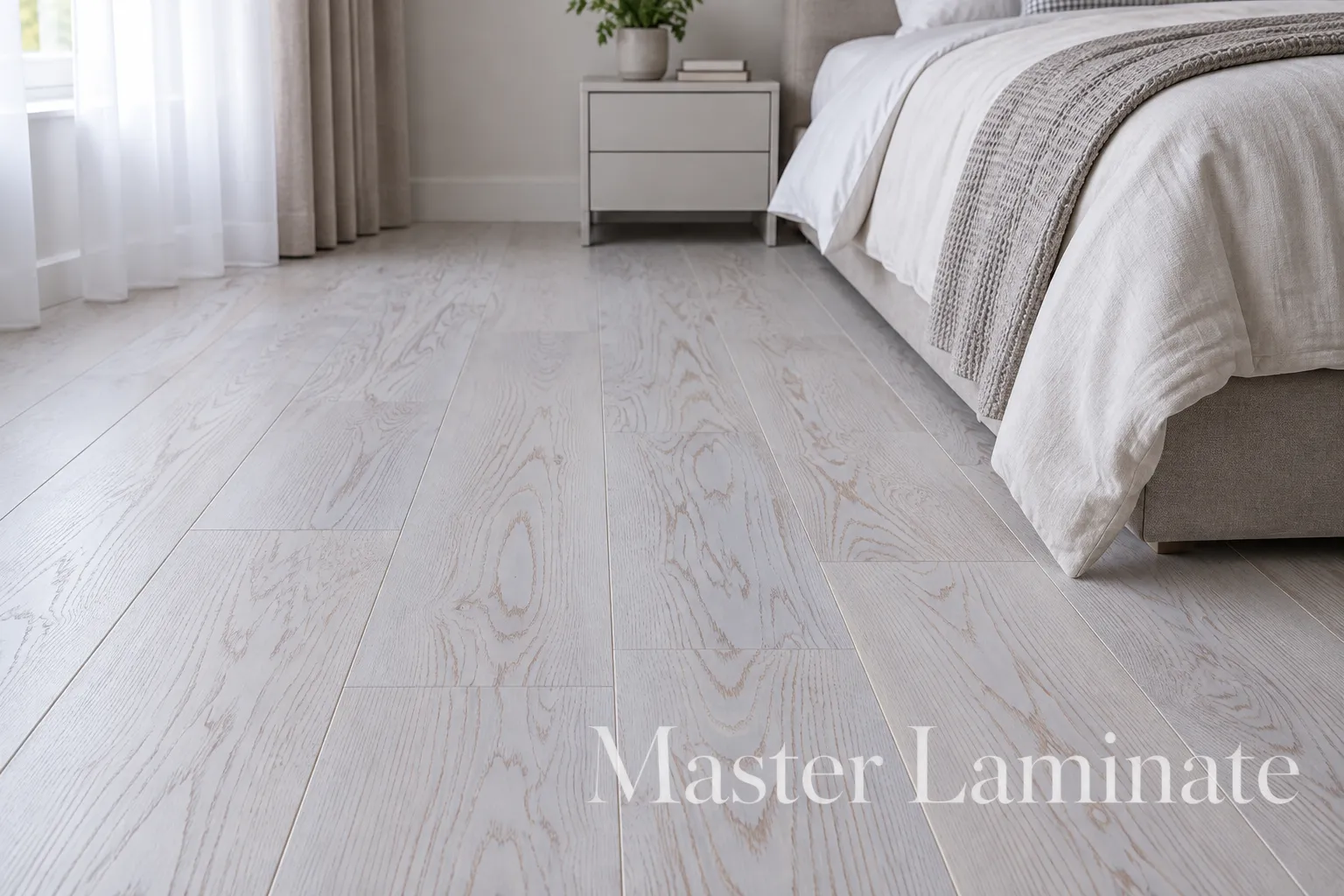 Паркетная доска Focus Floor Oak Fp138 Etesian White Matt Loc 1-полосная 1800x138x14
