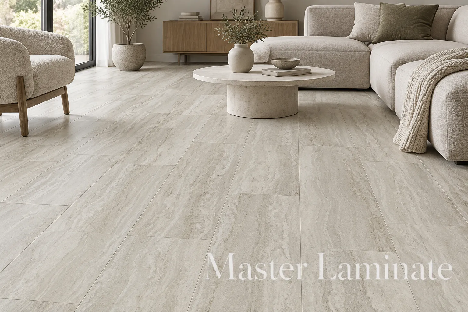 LVT Ламинат Aberhof Petra XXL GD 2/33 4V 1161 Travertine 900x600
