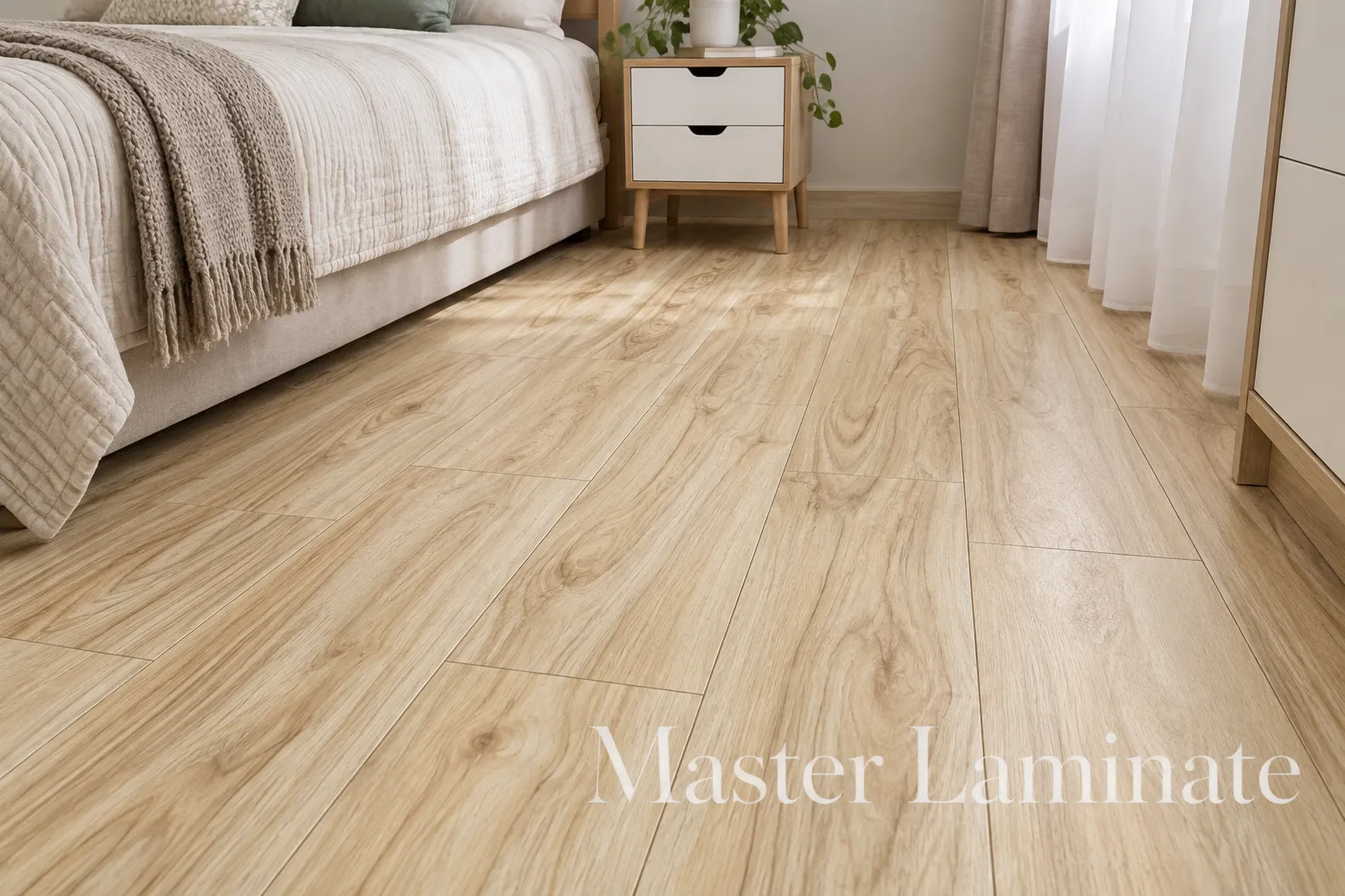 Ламинат Mostflooring Супер Глянец (High Glossy) 12/33 4V 11901 Дуб бежевый 1217x168