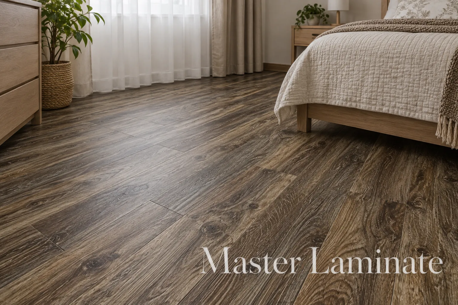 Ламинат Mostflooring Супер Глянец (High Glossy) 12/33 4V 11908 Миндаль 1217x168