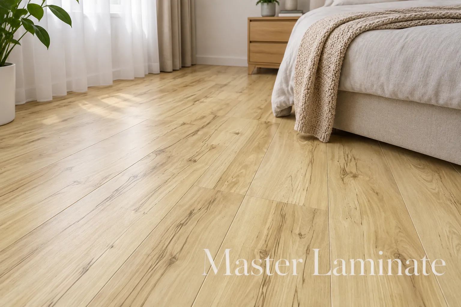 Ламинат Mostflooring Супер Глянец (High Glossy) 12/33 4V 11909 Клен бежевый 1217x168