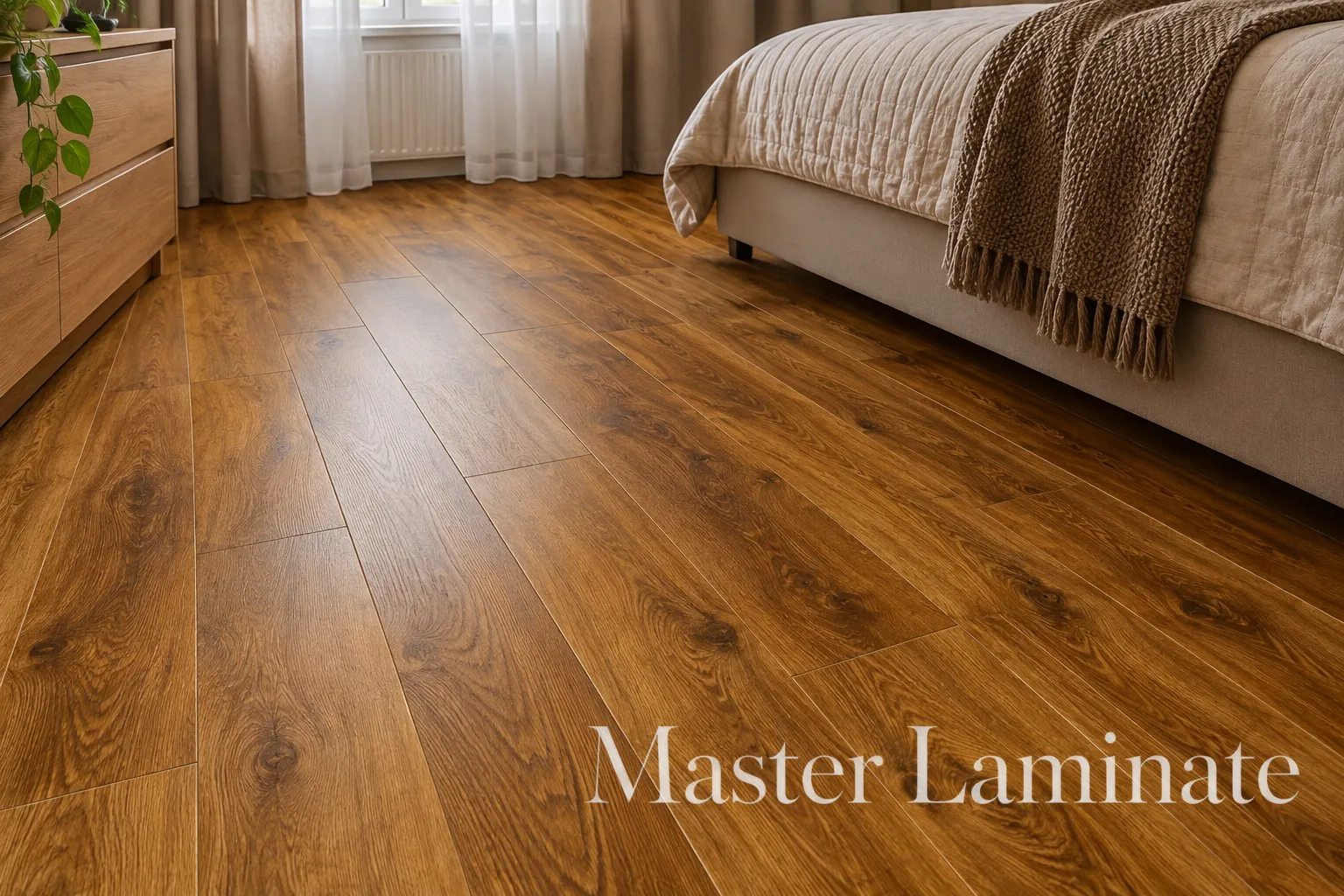 Ламинат Mostflooring Супер Глянец (High Glossy) 12/33 4V 11912 Дуб медовый 1217x168