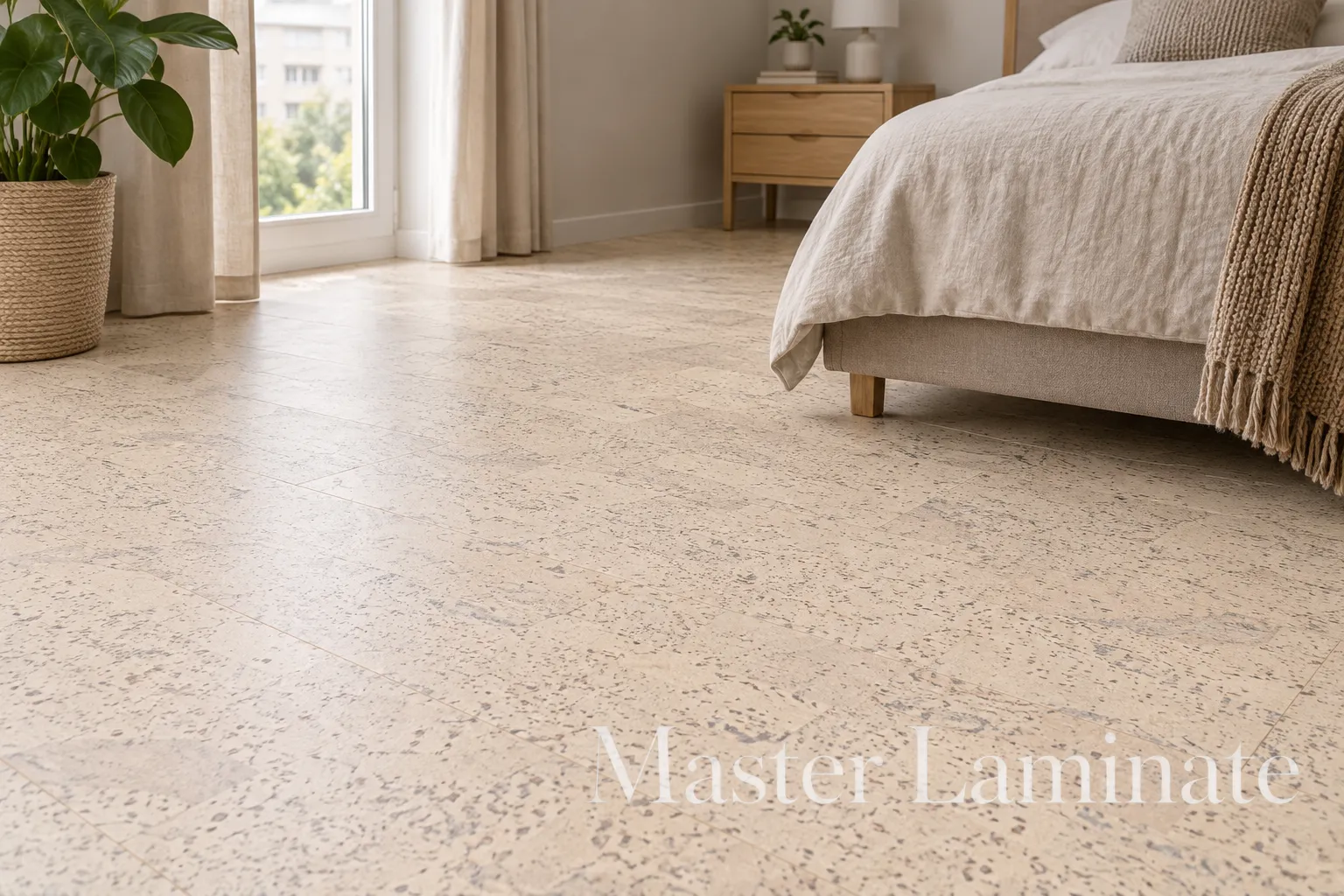 Пробковое покрытие Corkstyle Corkpro Fantasie Milk Клеевое 915x200x6
