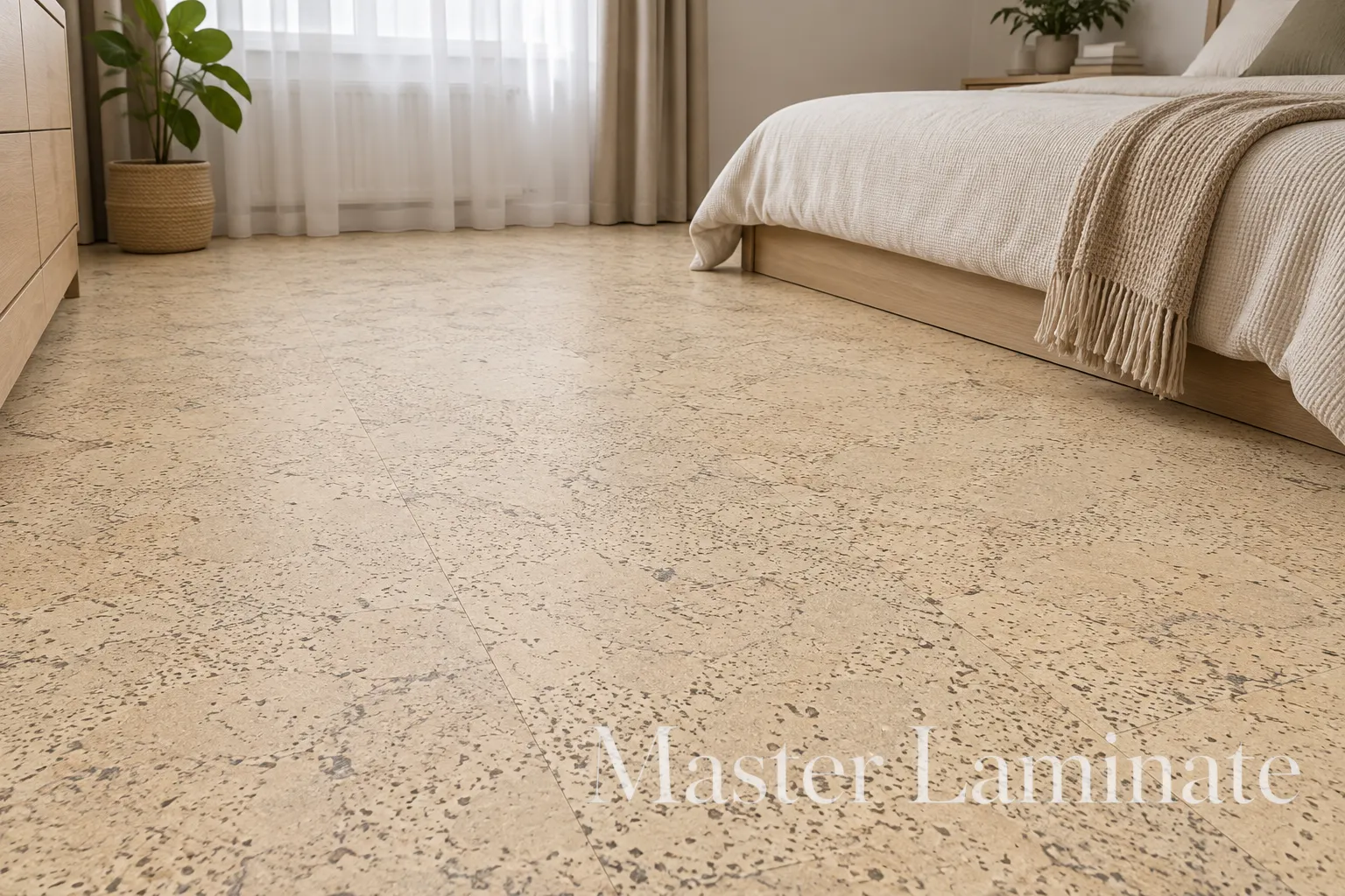 Пробковое покрытие Corkstyle Corkpro Fantasie Vanilla Клеевое 915x200x6