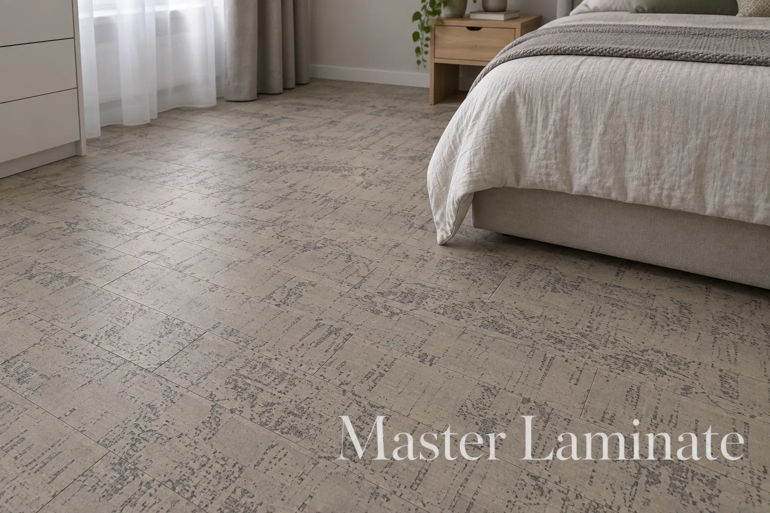 Пробковое покрытие Corkstyle Corkpro Linea Smoke Замковое 915x200x11