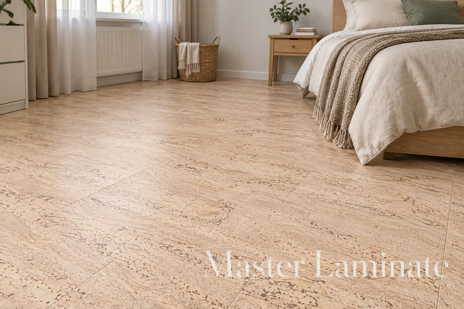 Пробковое покрытие Corkstyle Natural Cork Comprido Creme Клеевое 915x305x6