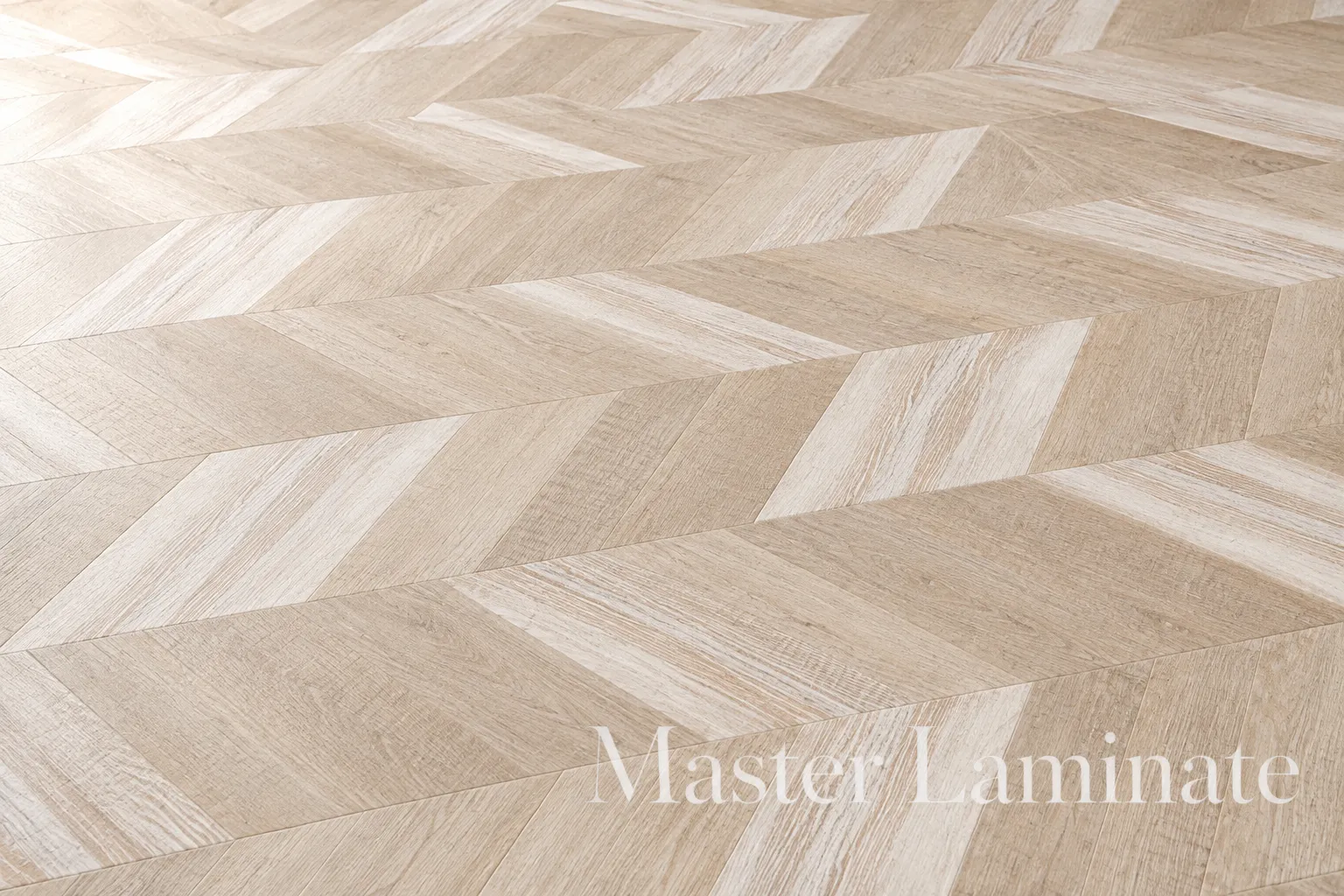Пробковое покрытие Corkstyle Chevron Creme Клеевое 1235x305x6