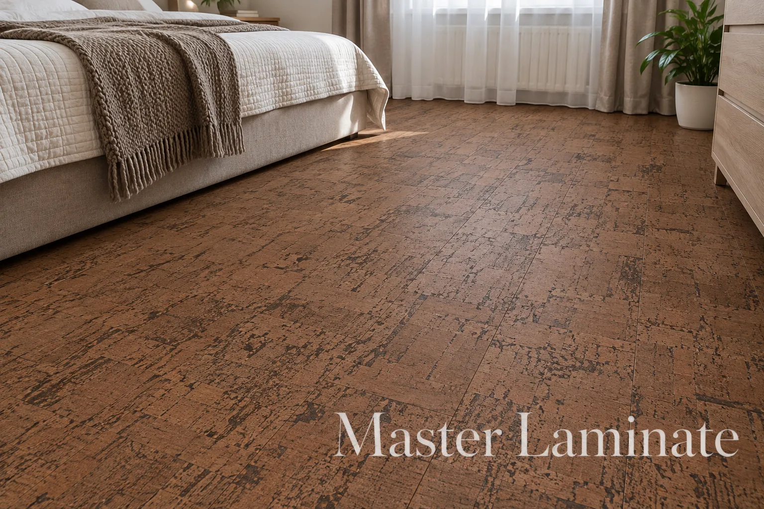 Пробковое покрытие Corkstyle Ecocork Linea Chocco Замковое 915x305x10.5