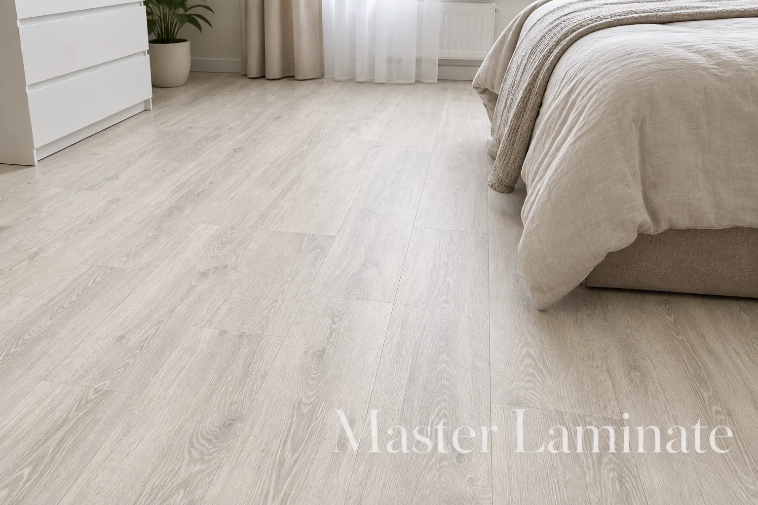 Пробковое покрытие Corkstyle Wood Oak Castle white Клеевое 915x305x6