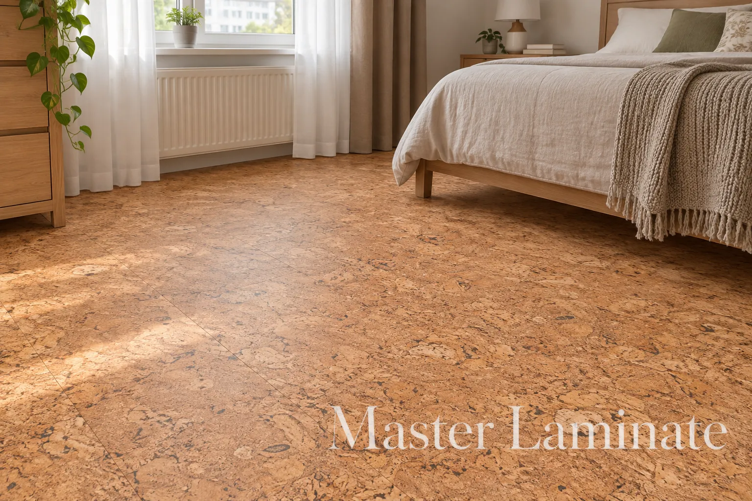 Пробковое покрытие Corkstyle Natural Cork Rombo New Замковое 915x305x10.5