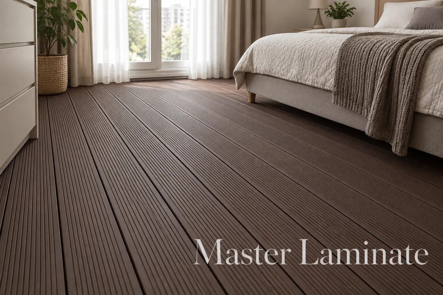 Террасная доска Polivan Group Denpasar (Денпасар) ДПК Двухсторонняя Массив Velvet Brushing Mix (Вельвет Шлифованная Мультиколор) Темно-коричневый 5800x140x20