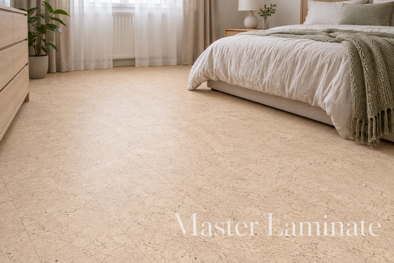 Пробковое покрытие Corkstyle Ecocork Madeira creme Клеевое 915x305x6