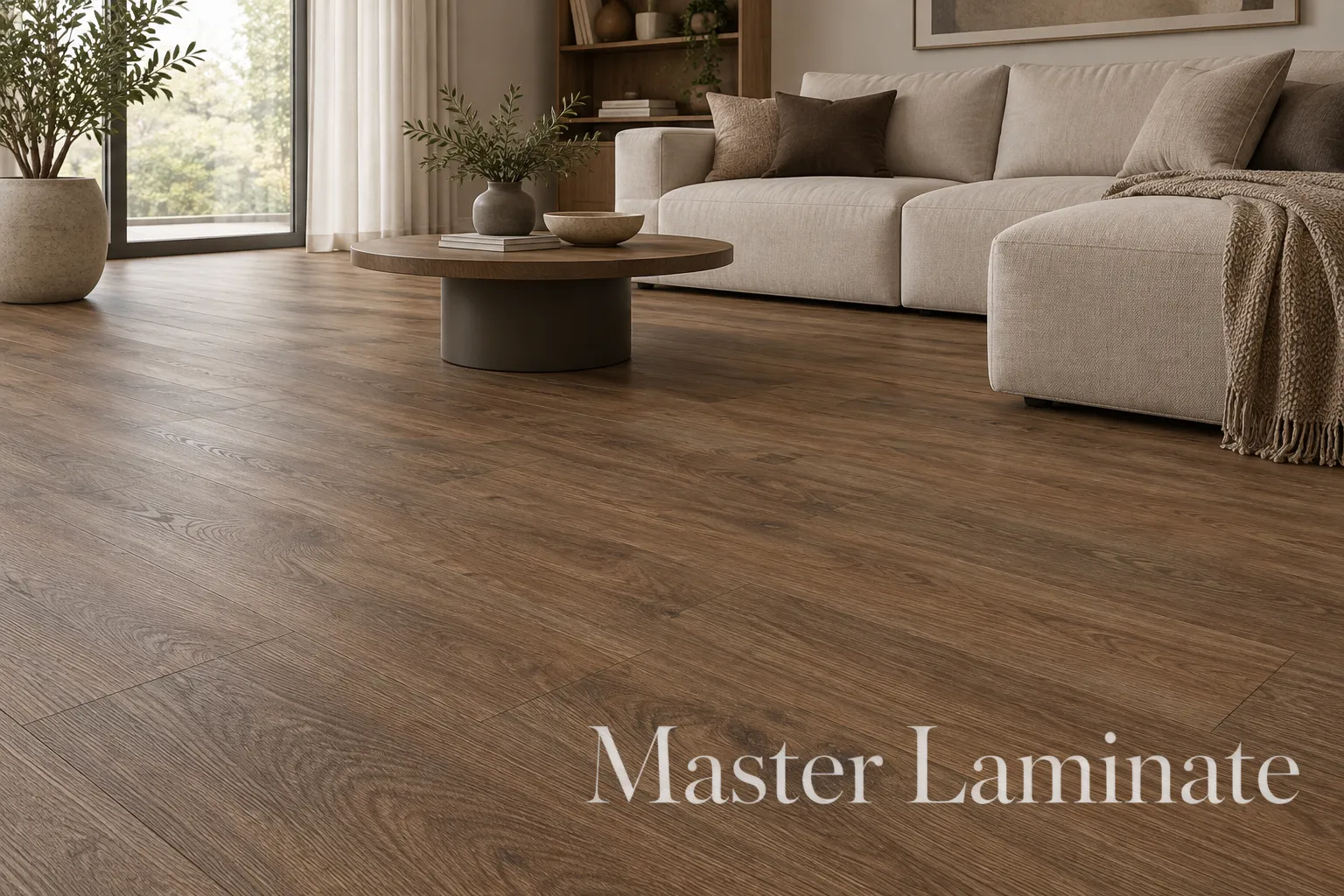 SPC Ламинат Respect Floor Master 5/43 4V Дуб Шоколадный 1220x183