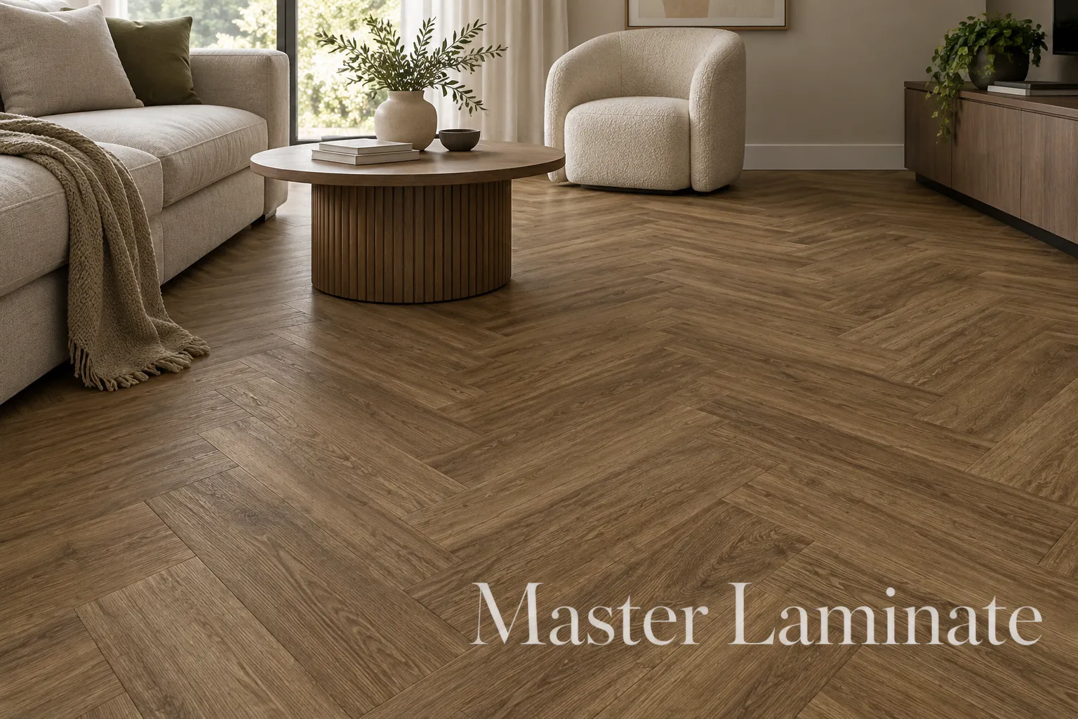 SPC Ламинат CM Floor Parkett 5.5/43 4V 28 Орех 610x122