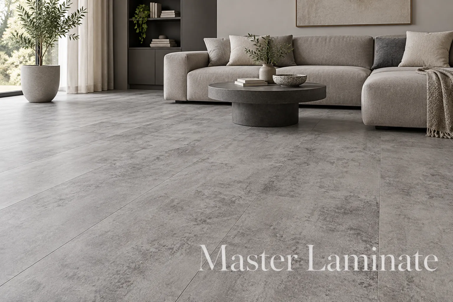LVT Ламинат FirstFloor 2.5/43 2F110 Лунный цемент 942x472