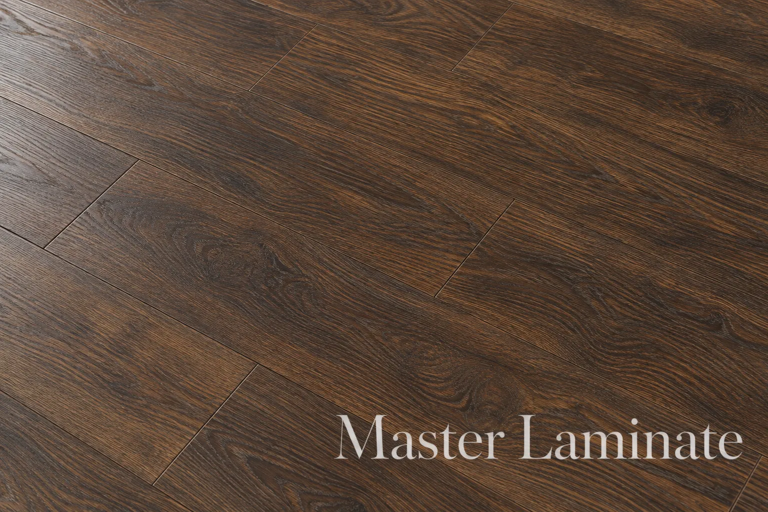 Ламинат Hessen Floor Bavaria 8/33 4V 3055-8 Дуб Темный Шоколад 1215x197