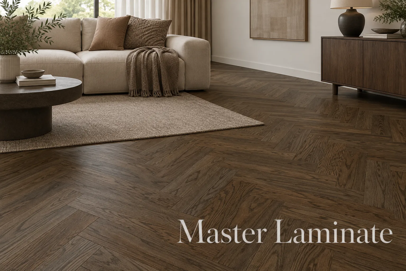 SPC Паркет Quartz Parquet Английская Елка 5/43 4V 33-413 Дуб Брауни 635x127