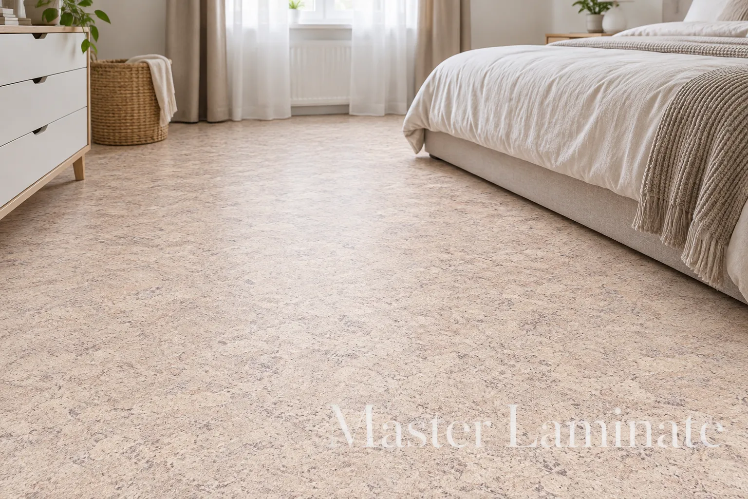 Пробковое покрытие Corkstyle Ecocork P999 Creme Клеевое 915x305x6
