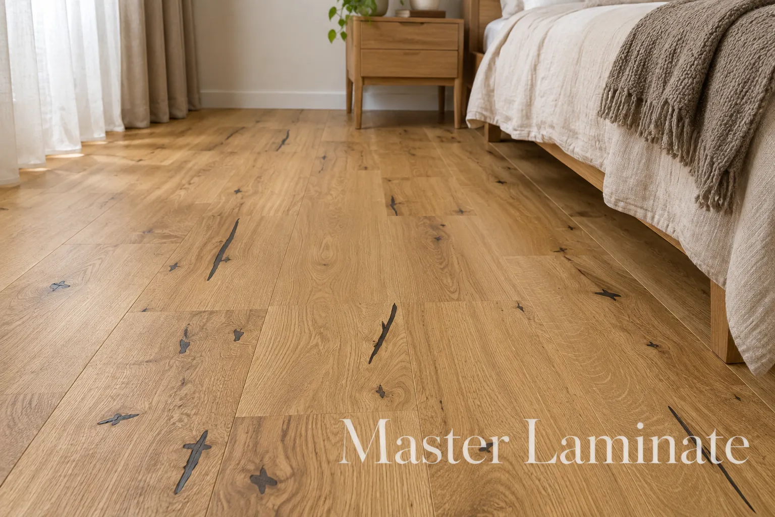 Пробковое покрытие Corkstyle PrintCork Wood XL Oak Accent Клеевое 1235x200x6