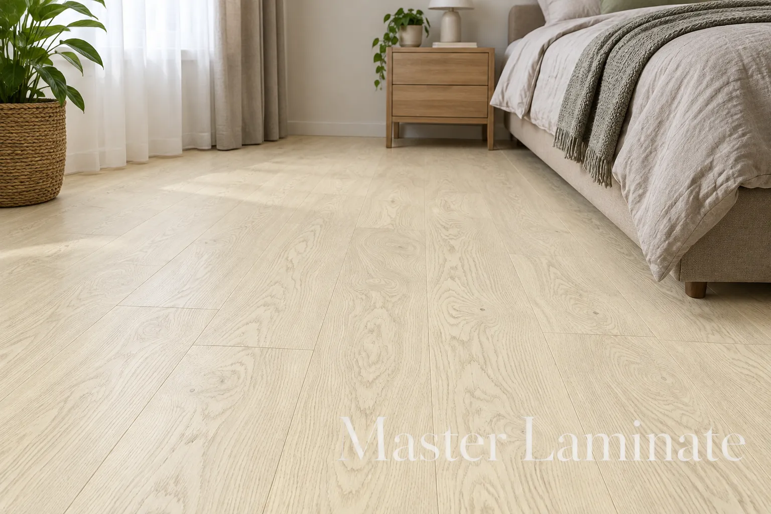 Пробковое покрытие Corkstyle PrintCork Wood XL Oak White Markant Клеевое 1235x200x6