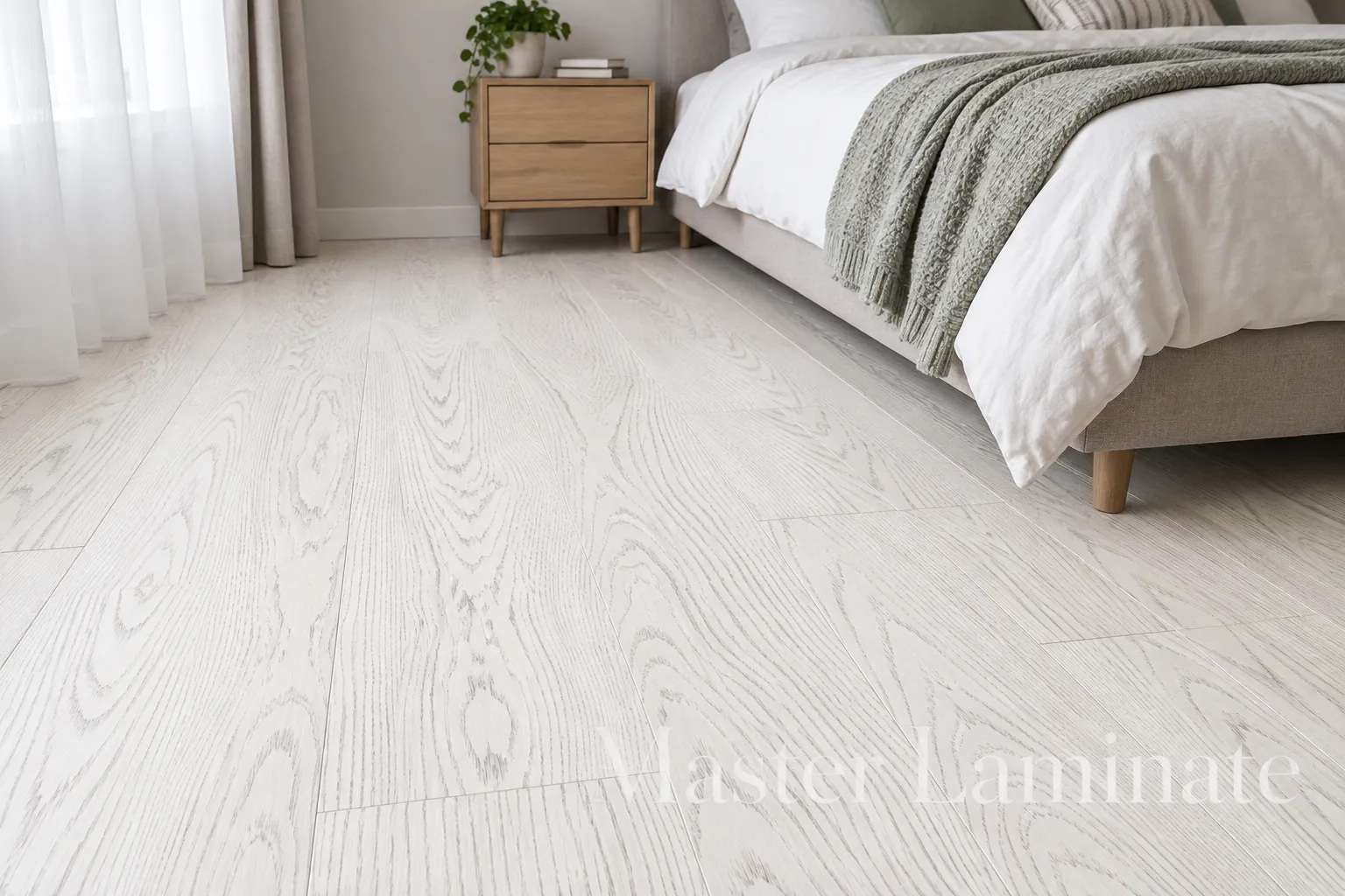 Пробковое покрытие Corkstyle PrintCork Wood XL Oak White Клеевое 1235x200x6