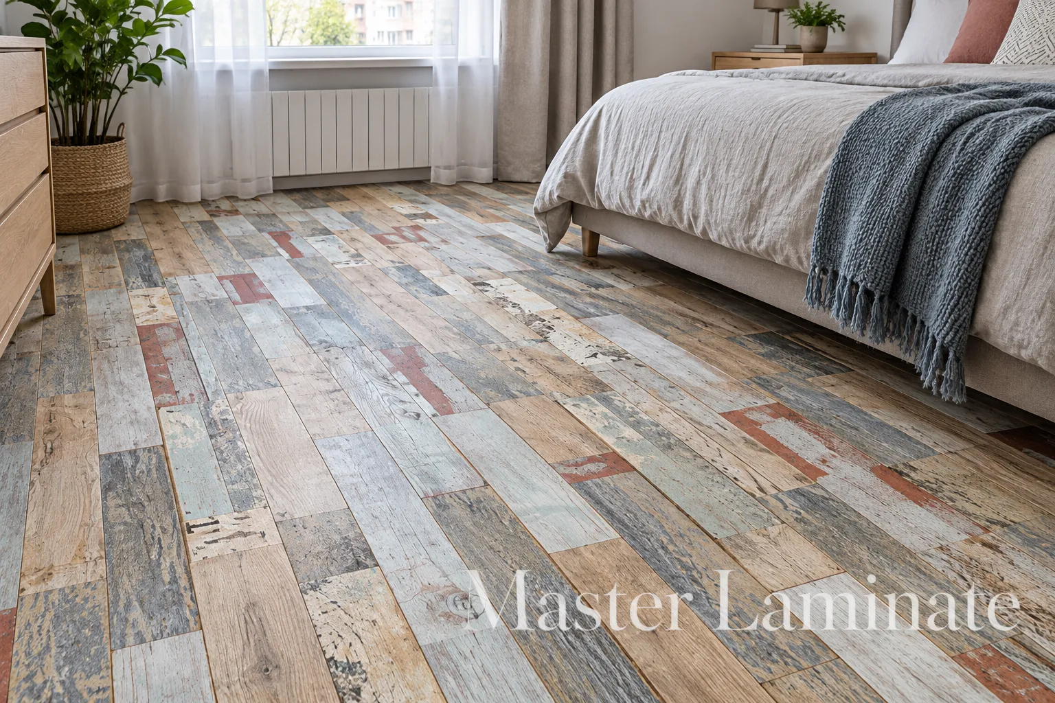 Пробковое покрытие Corkstyle Printcork Loft Melt Клеевое 1235x305x6