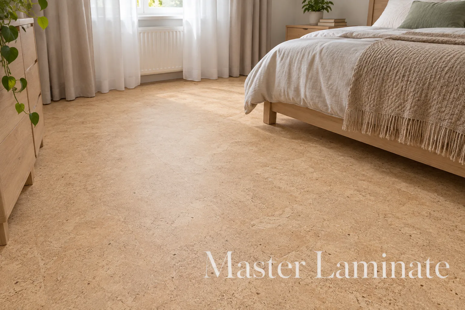 Пробковое покрытие Corkstyle Ecocork Madeira Sand Замковое 915x305x10.5
