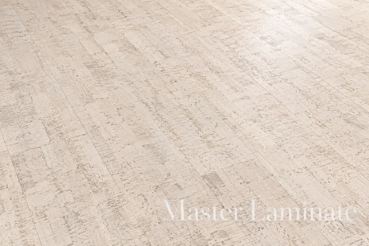 Пробковое покрытие Corkstyle Ecocork Linea White Замковое 915x305x10.5
