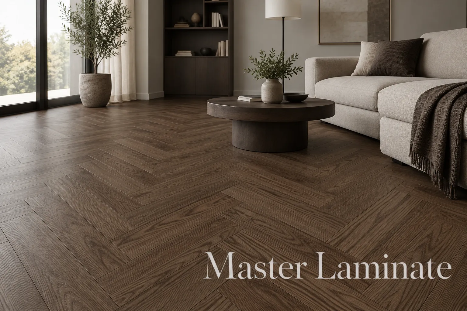 SPC Паркет Quartz Parquet Штучный паркет 5/43 4V 44-1258-03 Дуб Трюфельный 400x100