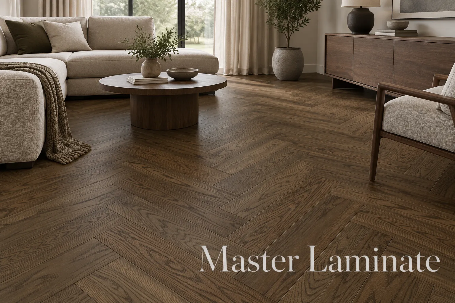 SPC Паркет Quartz Parquet Штучный паркет 5/43 4V 44-413 Дуб Брауни 400x100