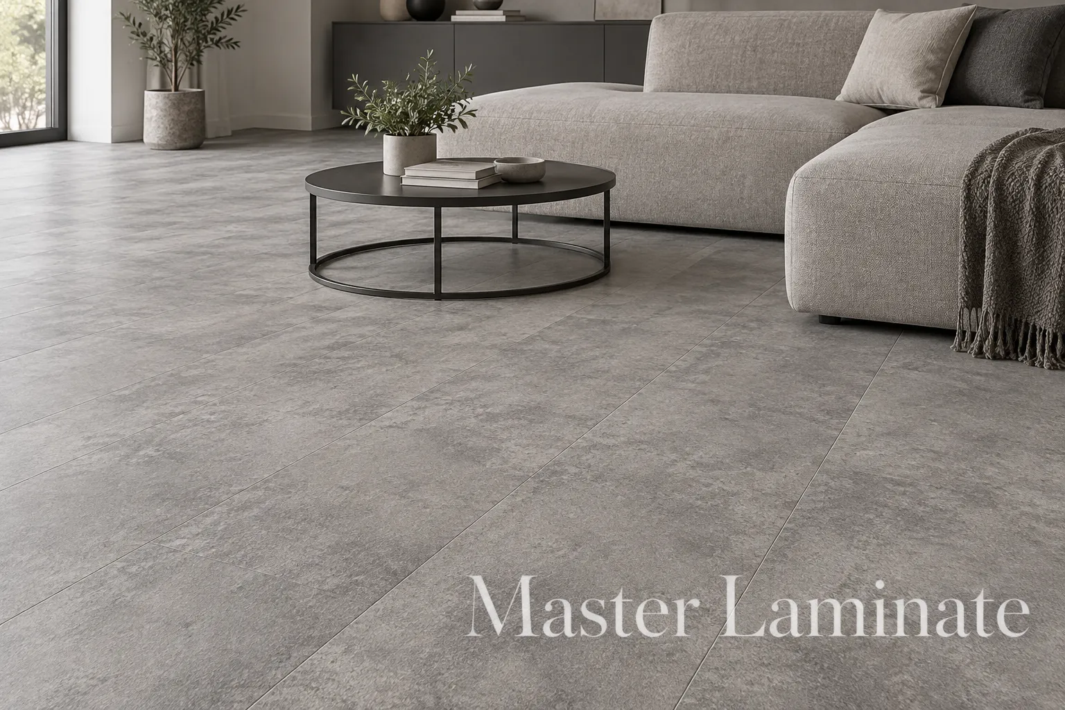 LVT Ламинат Vinilam Ceramo Stone Glue 2.5/42 4V 61609 Цемент 950x475