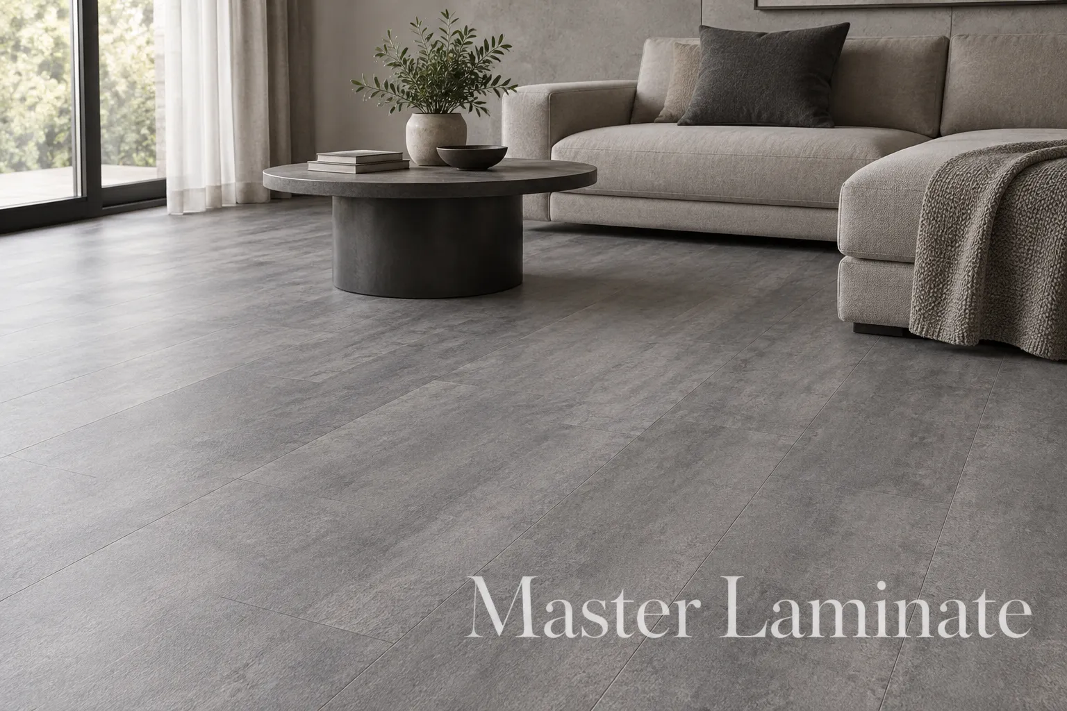LVT Ламинат Vinilam Ceramo XXL Stone Glue 2.5/42 4V 71616 Цемент Серый 950x480