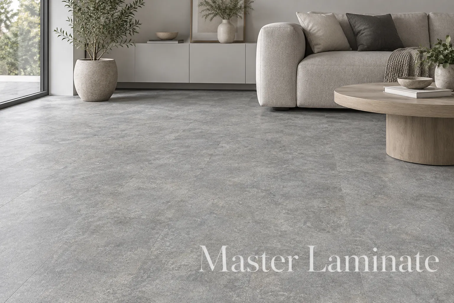 LVT Ламинат Vinilam Allure Stone Glue 2.5/42 4V 88801 Мокрый Бетон 914x457