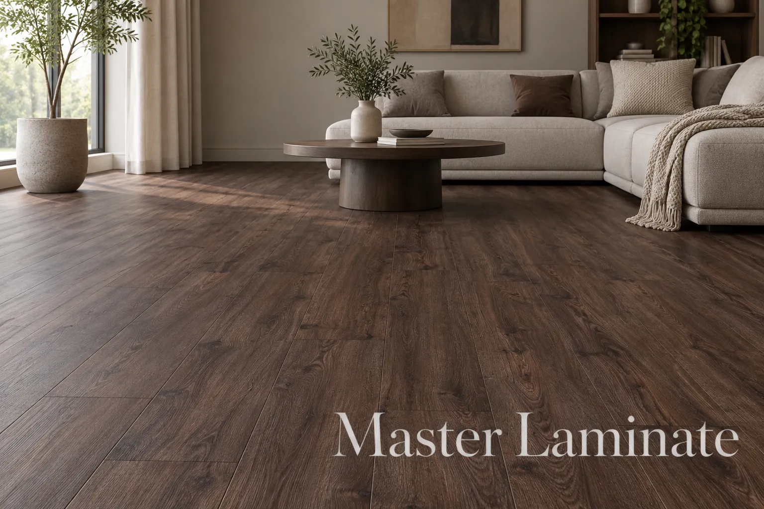 LVT Плитка Quick-Step Alpha Vinyl Bloom 6/33 4V AVMPU 40199 Дуб Осенний шоколадный 1494x209