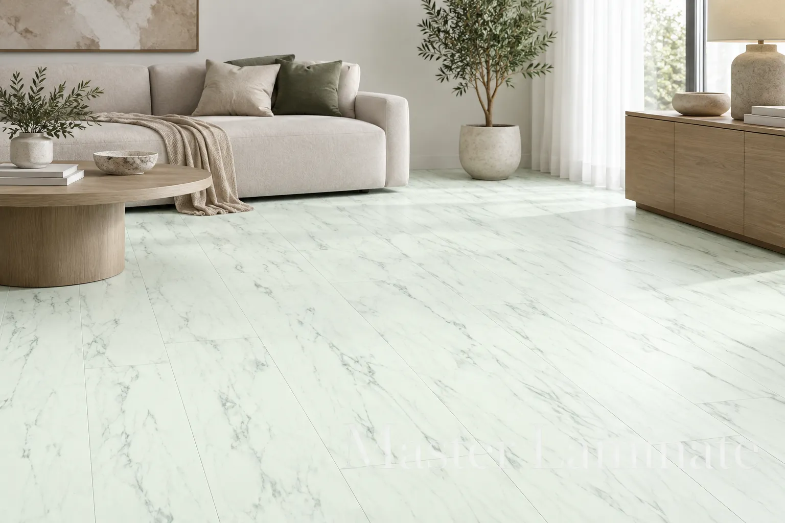 LVT Плитка Quick-Step Alpha Vinyl Oro Base 4/33 4V AVSTT 40136 Мрамор Каррарский белый 610x303