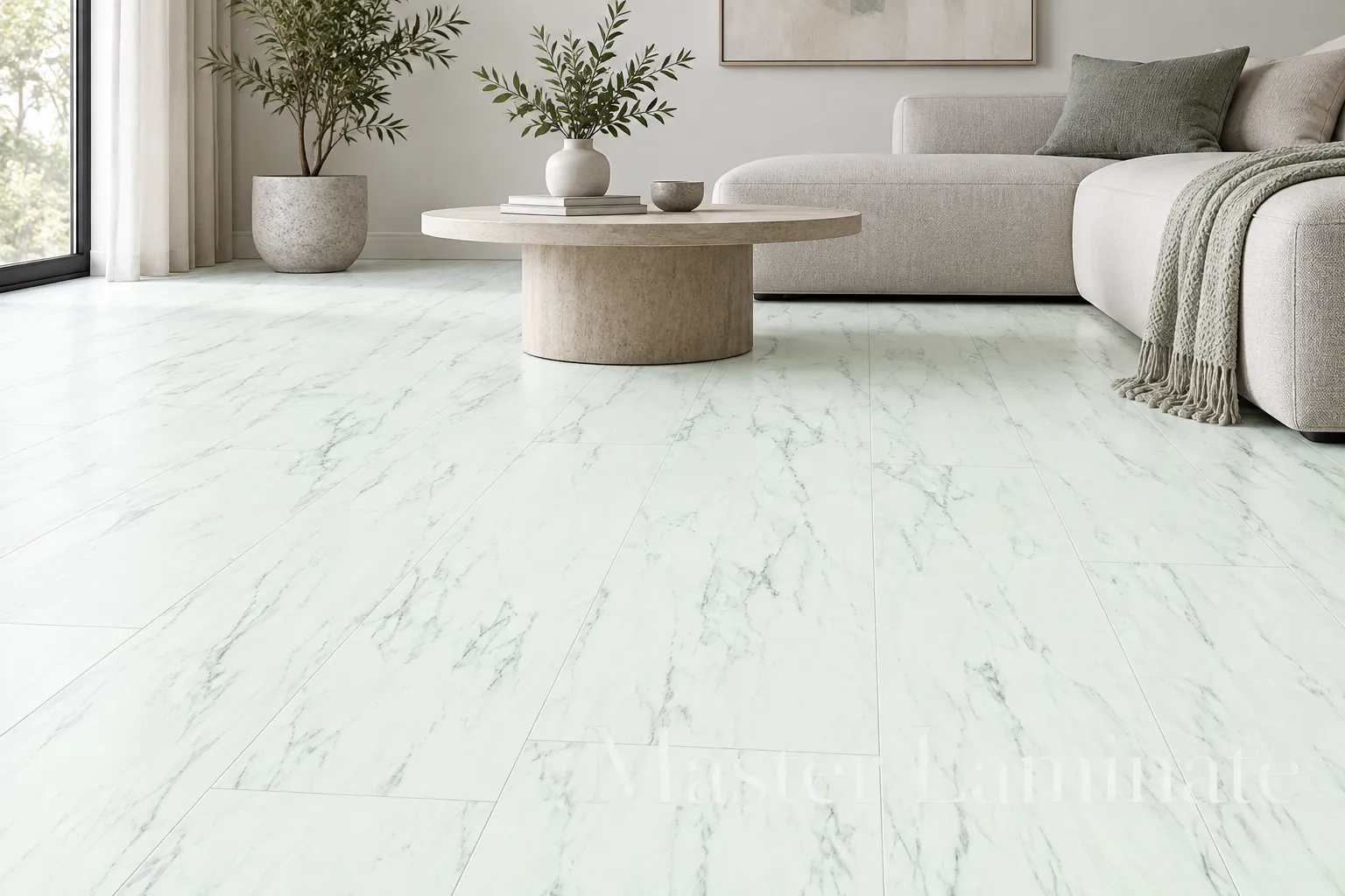 LVT Плитка Quick-Step Alpha Vinyl Oro 5/33 4V AVSTU 40136 Мрамор Каррарский белый 610x303