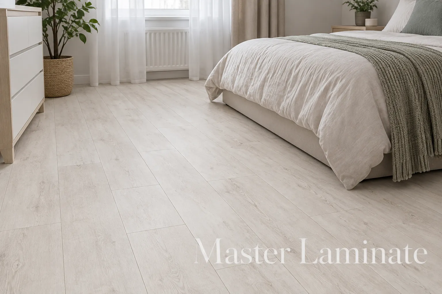 Ламинат Kronotex Exquisit Plus 8/32 4V D4984 Дуб Восточный Белый 1380x244