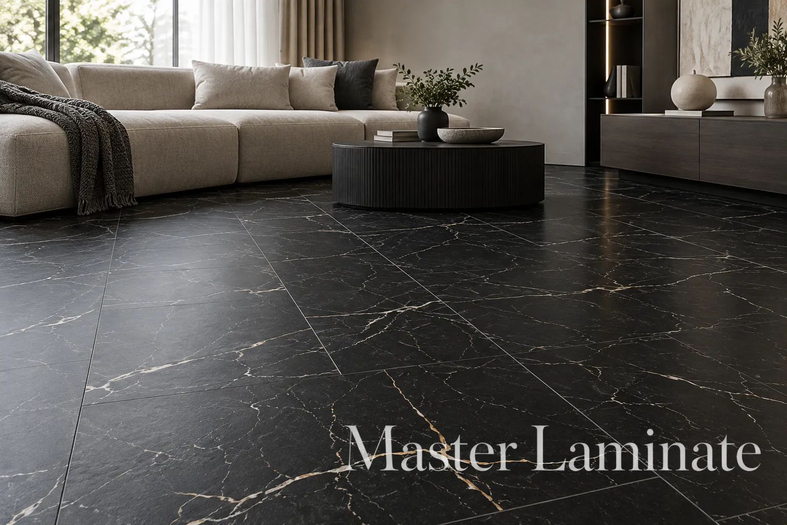 LVT Ламинат Alpine Floor Light Stone 2.5/43 4V ECO 15-21 Неро 608x303