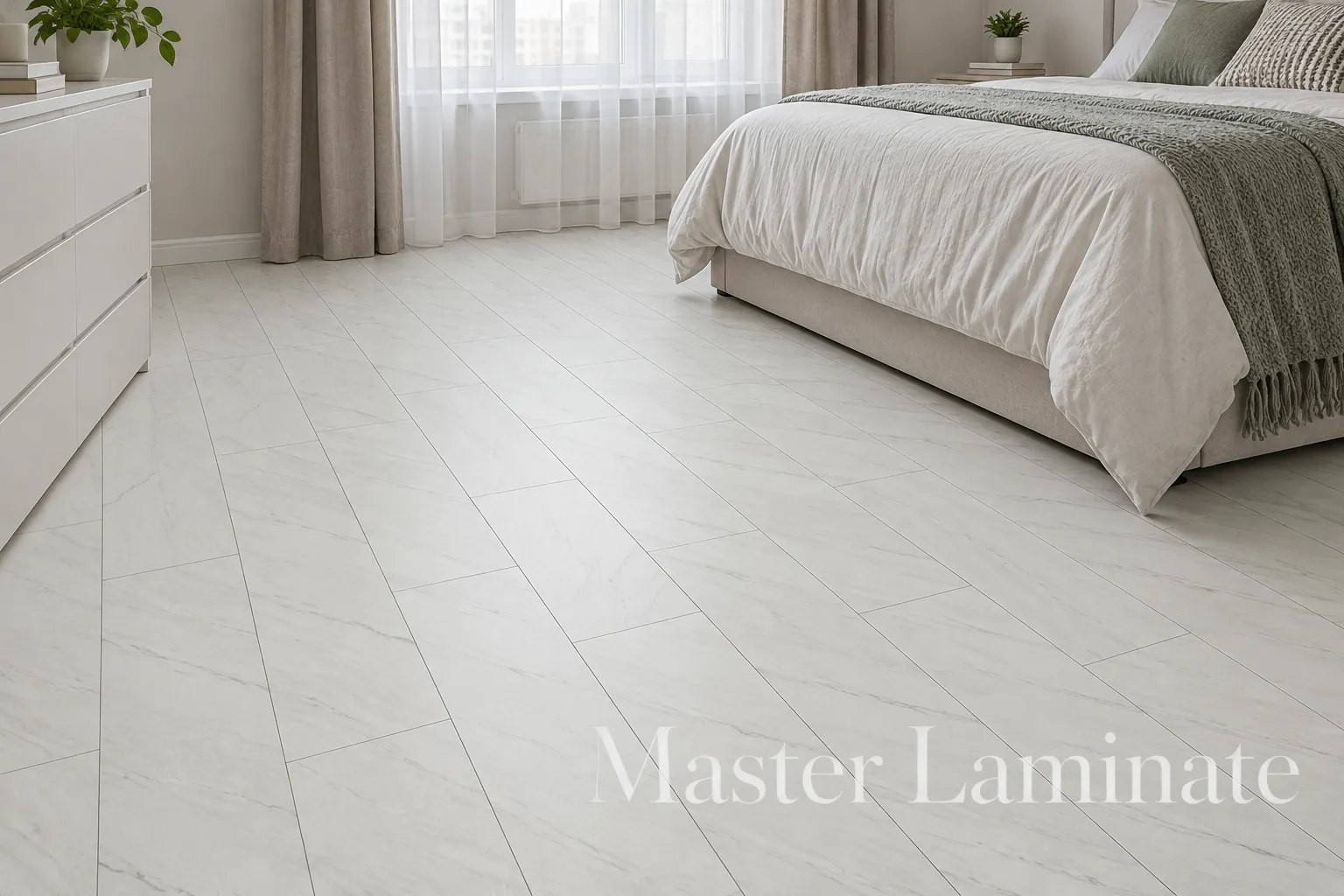Ламинат Egger Pro Large Aqua+ 8/33 4V 2026 EPL245 Мрамор Леванто белый 1292x246