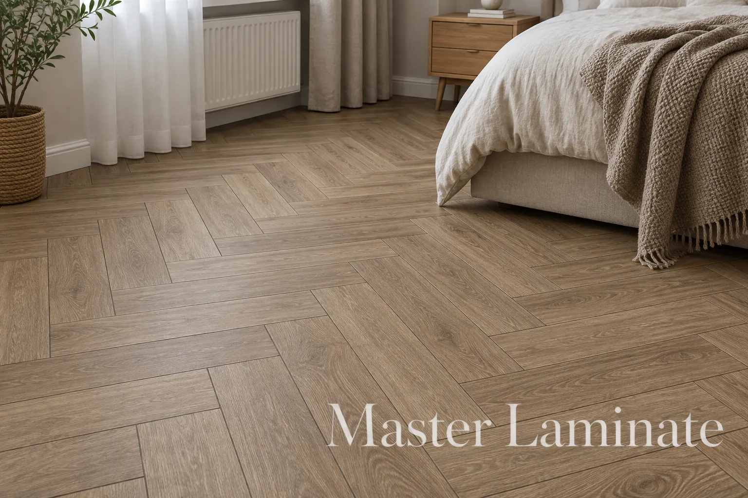 Ламинат Alpine Floor Herringbone 12/34 4V LF105-09 Дуб Калабрия 600x100
