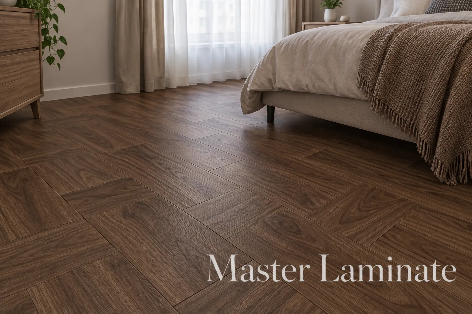 Ламинат Alpine Floor Herringbone 12/34 4V LF105-12 Орех Трентино 600x100