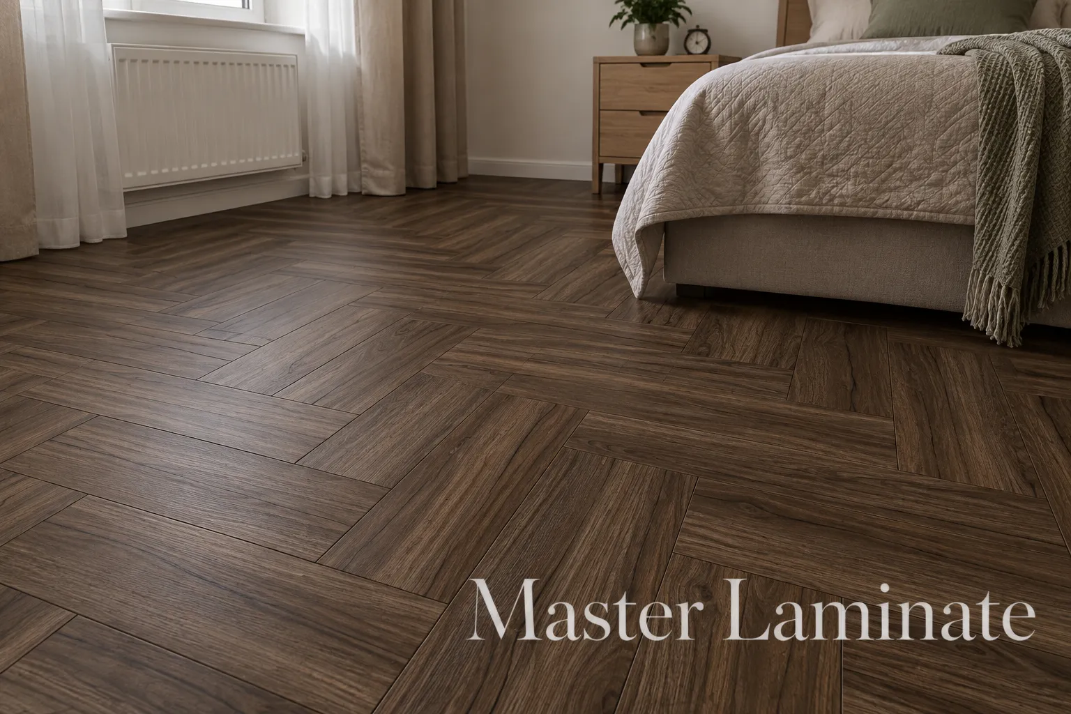 Ламинат Alpine Floor Herringbone 12/34 4V LF105-13 Орех Сицилия 600x100
