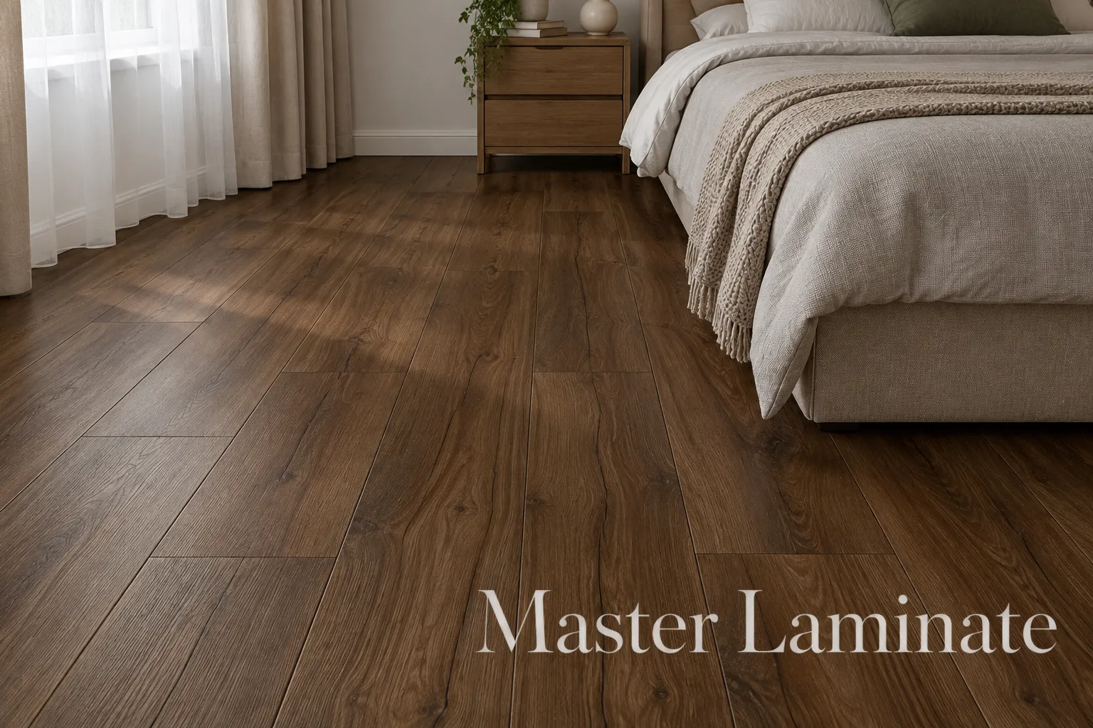 Ламинат Norland Elegant 8/33 4V LF301-21 Орех Инис 1220x198