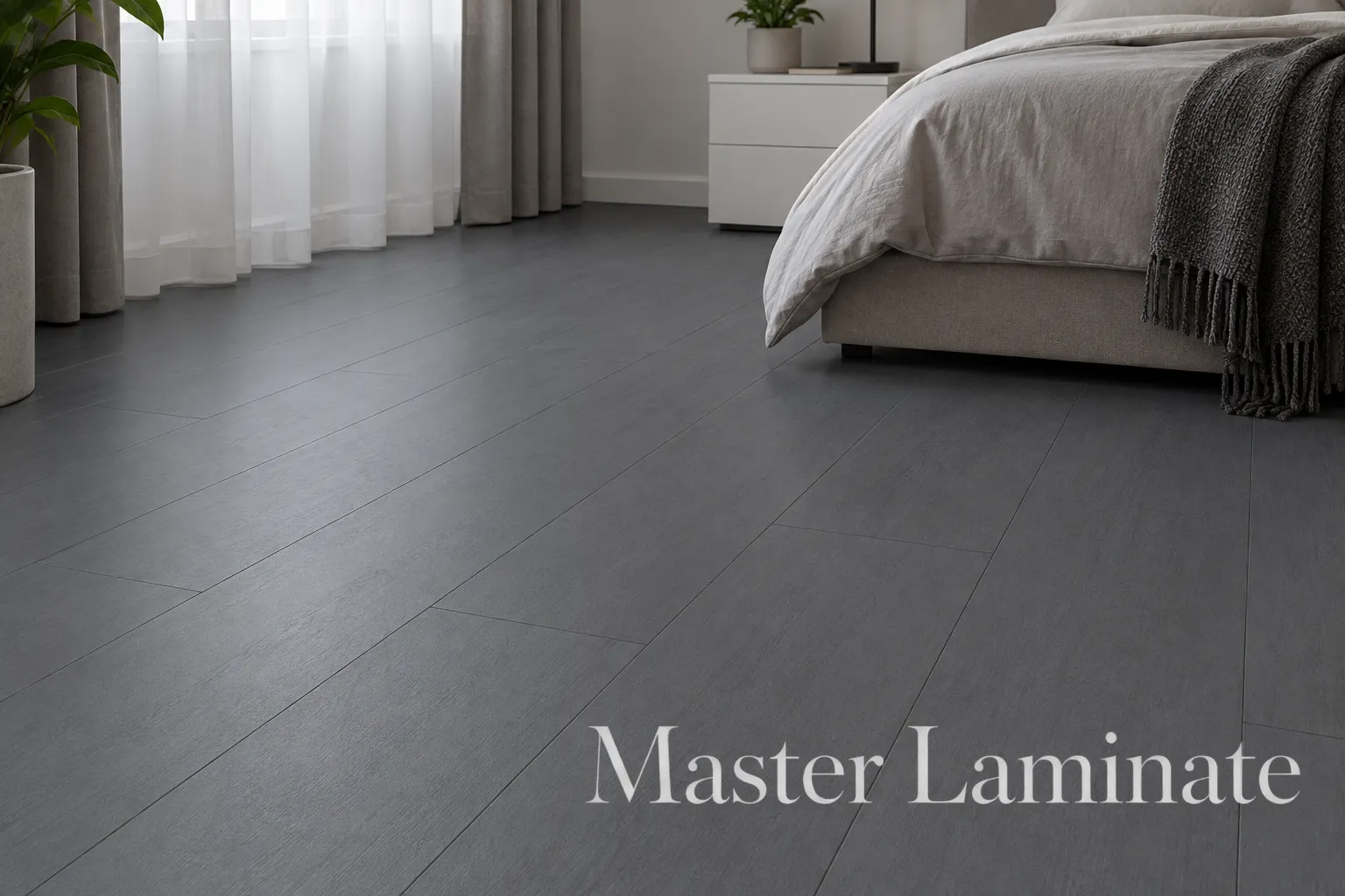 Ламинат Alpine Floor Stone Mood 12/34 4V LF402-04 Серый бетон (Concrete Grey) 600x298