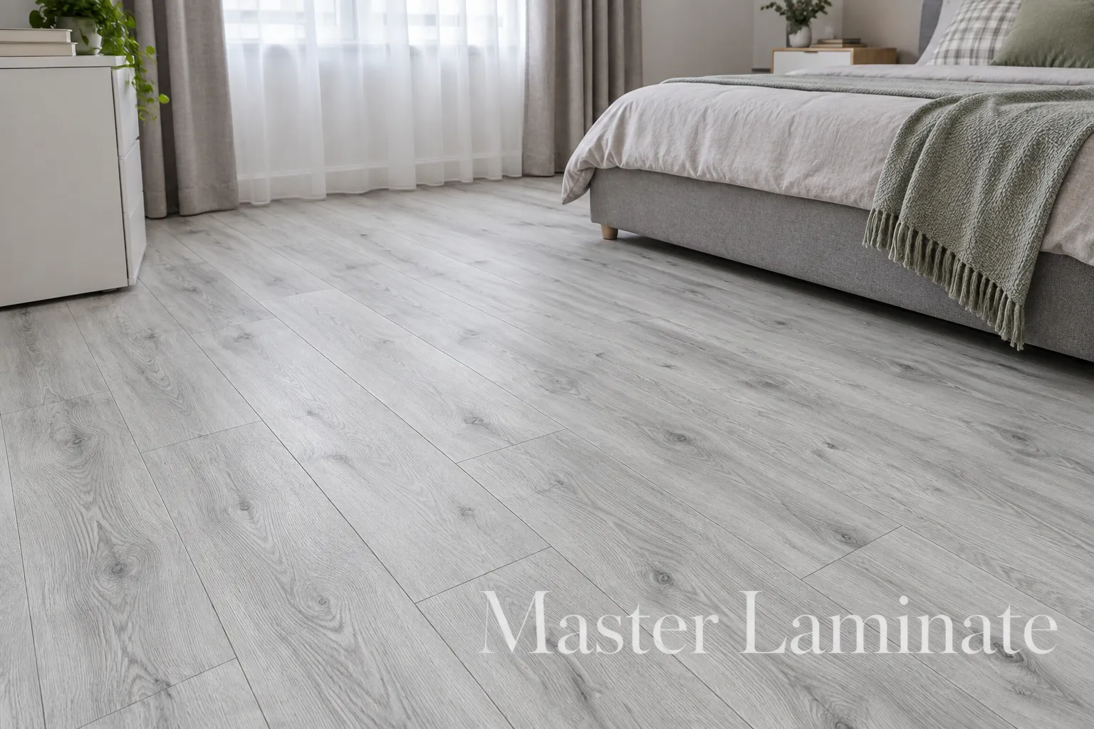 Ламинат Alpinext Quick Style 8/33 4V LF601-01 Дуб светло-серый 1218x198
