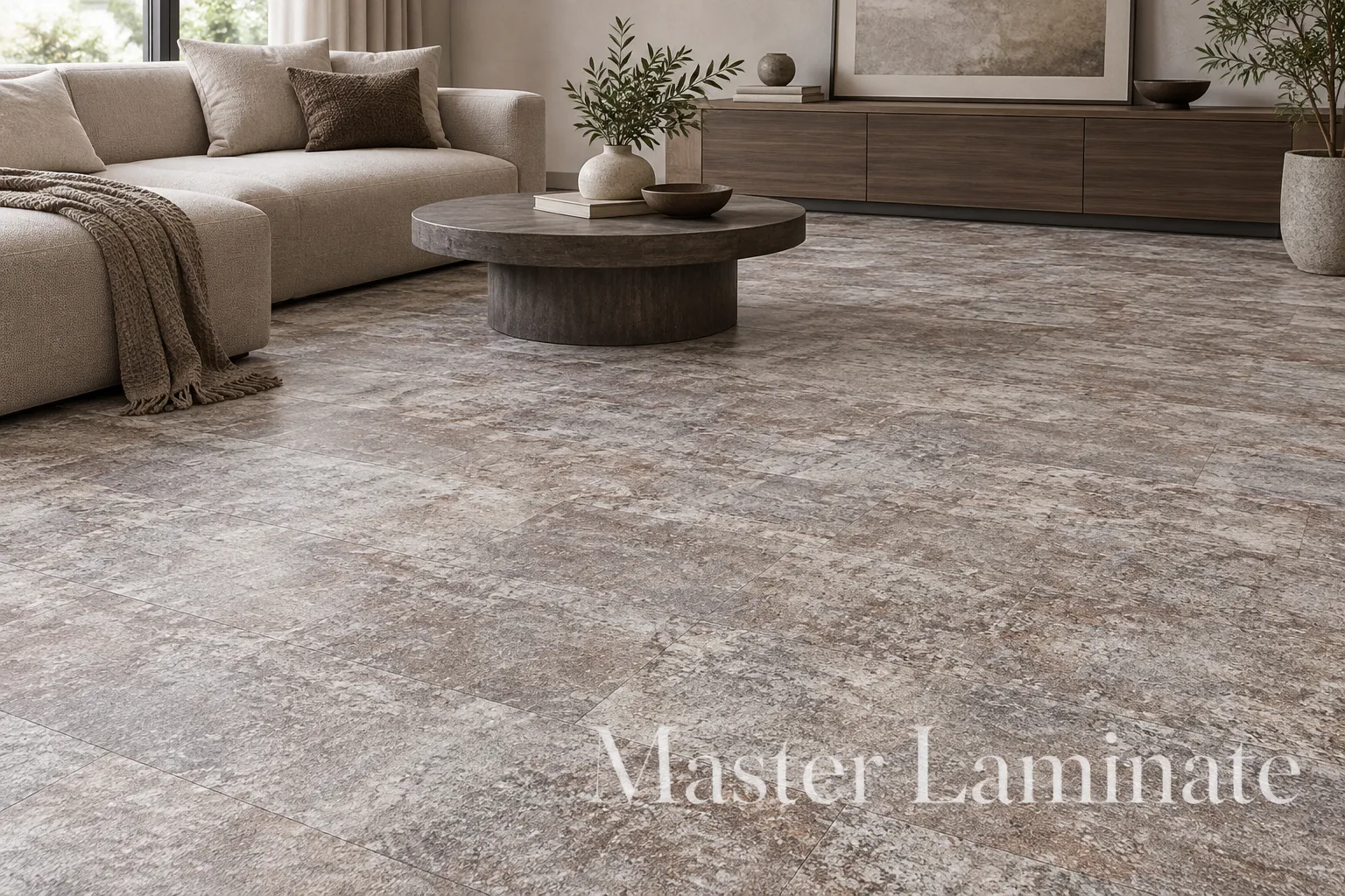 LVT Ламинат Royal Floor Royal Home 2.5/43 4V LVT1118 Гриджио 600x300