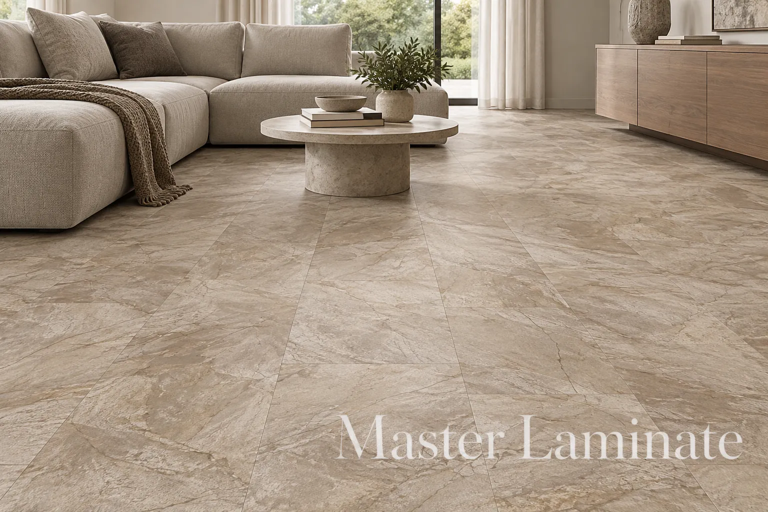 LVT Ламинат Royal Floor Royal Home 2.5/43 4V LVT1120 Крема Дарк 600x300