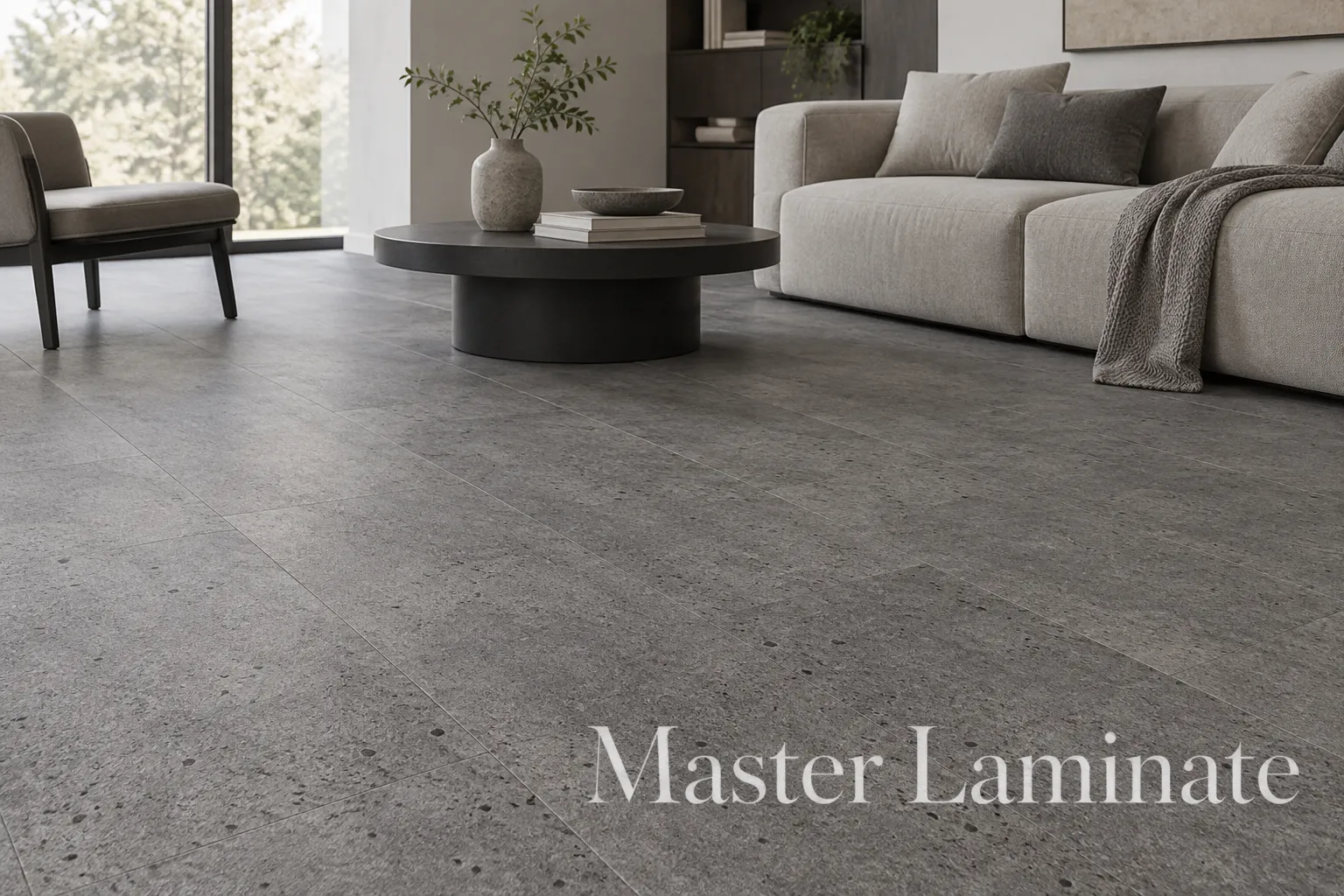 SPC Ламинат Icon Floor Марбл ИксЭль (Marble XL) 5/43 4V MLX-80 Бетон Уорхол 900x450
