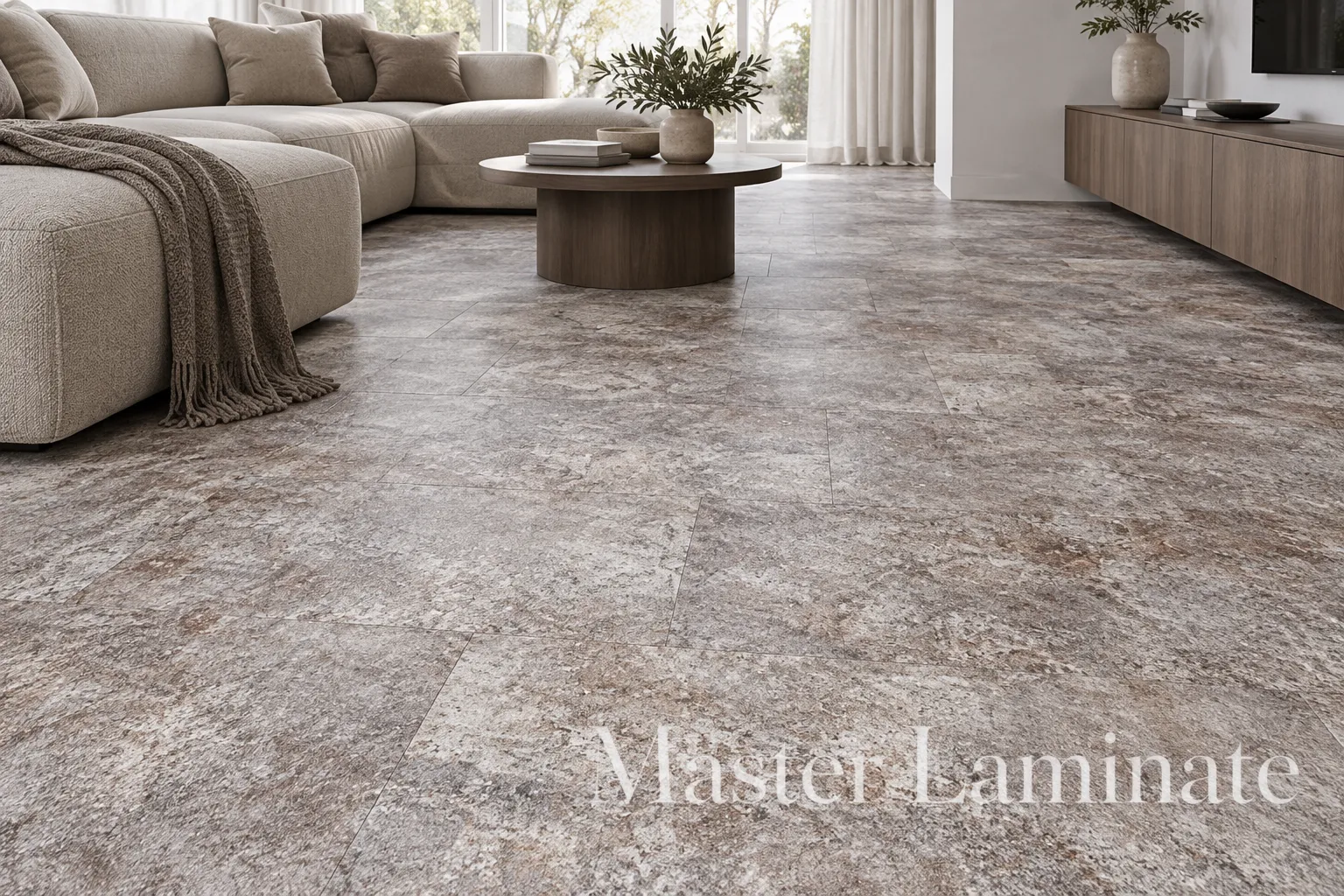 SPC Ламинат Royal Floor Royal Home 4/34 4V RF1118 Гриджио 600x300