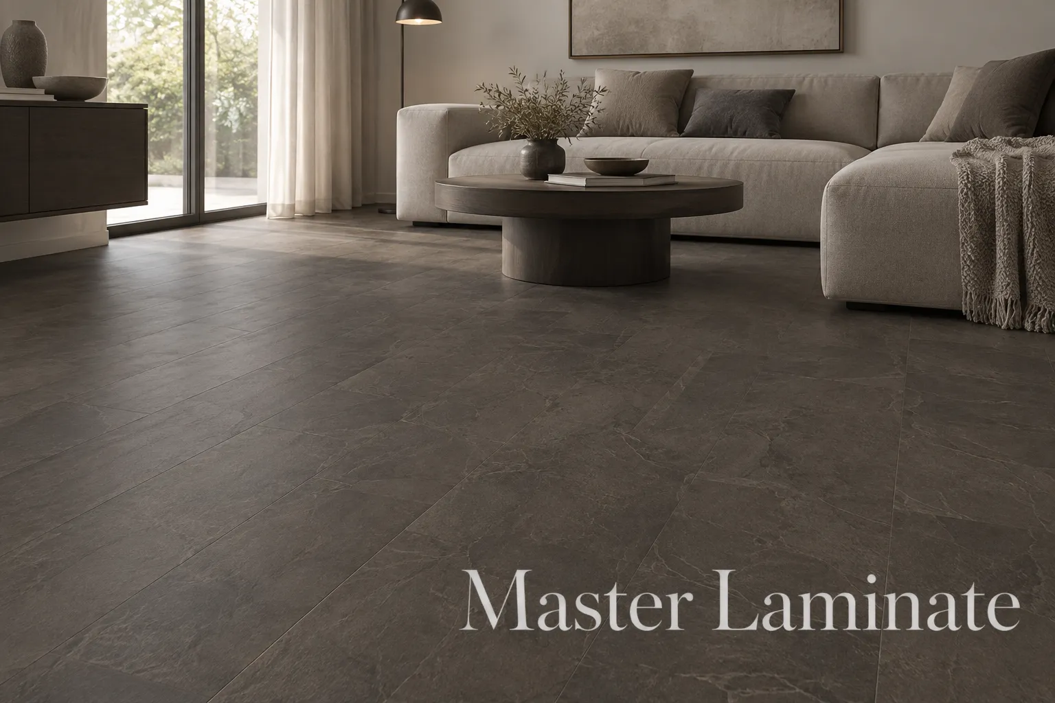 LVT Плитка Quick-Step Vinyl Flex Blush 2.5/33 4V SGTC20304 Сланец Черный 609.6x609.6